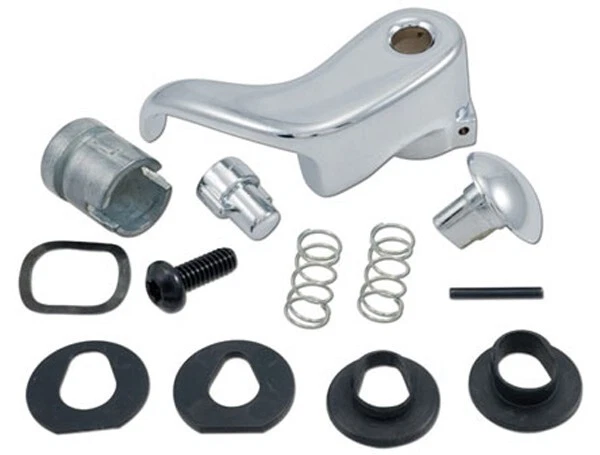 Nueva manija de ventana de ventilación lateral izquierda con perilla cromada AMD se adapta a camioneta C10 X561-4080-L Foto 1 de 1