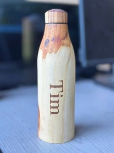 Personalization Neem Wooden Copper Water Bottle 500 ML - Picture 1 of 12