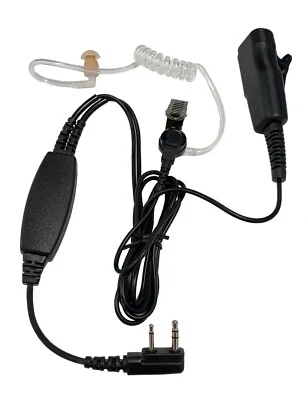 Acoustic Tube Earpiece KENWOOD - Security - two way with mic - Radio Headset - Image 1 of 3