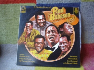 1 X LP RECORD A GOLDEN HOUR OF PAUL ROBESON - Picture 1 of 3