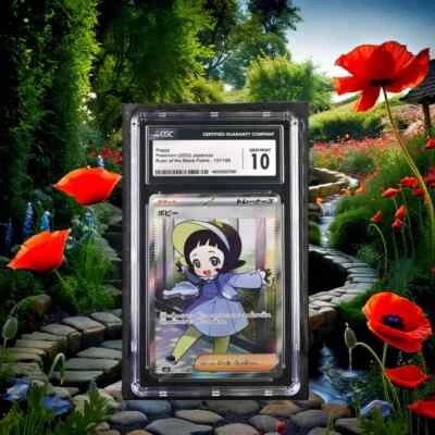 Pokemon Poppy 131/108 Ruler of the Black Flame - sv3 Japanese Gem Mint 10 (2023) - Image 1 of 3