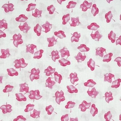 Tela de edredón de algodón de 1/2 yarda pequeña flor rosa floral Dear Stella Patt# S440 Foto 1 de 3
