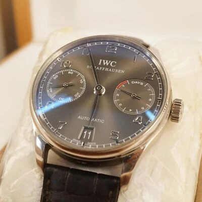 IWC Portugieser Automatic White Gold Dial Grey 42.3mm Watch w/ Box & Papers - Image 1 of 4