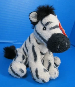 Russ Berrie Luv Pets Zeke Zebra Plush Stuffed Toy Terry Bean Bag 5" 20183 w/Tag - Picture 1 of 10