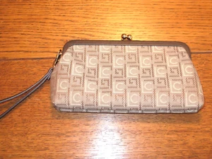 Liz Claiborne Stoff/Poly Kalbsleder NEU Handtasche Handtasche mit Riemen braun/hellbraun - Bild 1 von 5