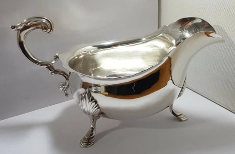 Black Starr & Gorham Sterling Silver 1701 Sauce / Gravy Boat Cover