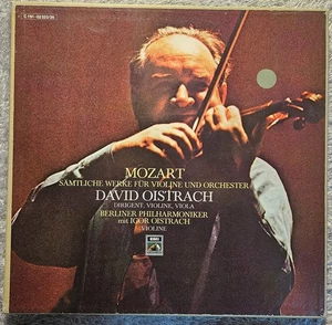 DAIVD OISTRACH ' MOZART SAMTLICHE WERKE POUR VIOLIN ' 4LP. ED1. NM.EMI - Picture 1 of 7