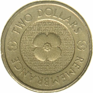 Australia | 2 Dollars Coin | Remembrance Day | KM:2007 | 2012 - 2018 - Picture 1 of 4