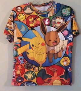 Pokemon Pikachu Boys T Shirt Costume Believe It Is A Size Medium - Picture 1 of 6