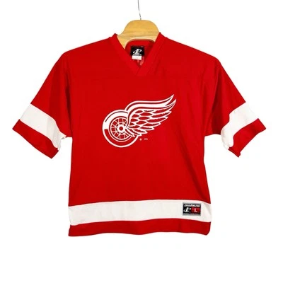 Camiseta deportiva de hockey vintage con logotipo 7 Brendan Shanahan Detroit Red Wings NHL talla grande Foto 1 de 4
