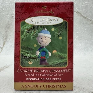 2000 Hallmark Keepsake Ornament Charlie B A Snoopy Christmas Peanuts 2 de 5 Nuevo en caja - Imagen 1 de 4