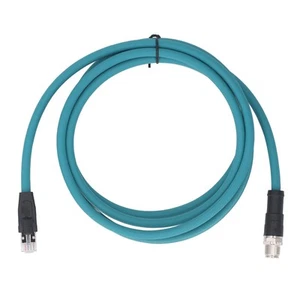 Ethernet Shielded Cable 2 Meter Length CAT6A 8Pin X Code M12 Connector To RJ45 - Zdjęcie 1 z 12