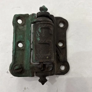 Antique Cast Iron Stover Mfg., Spring Loaded Screen Door Hinge Decorative "S" #3 - Picture 1 of 5
