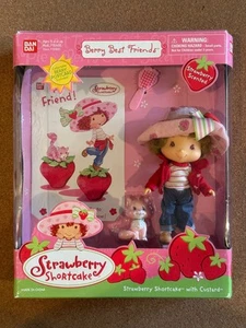 Bandai Berry Best Friends Strawberry Shortcake with Custard - Damaged Box - Picture 1 of 18