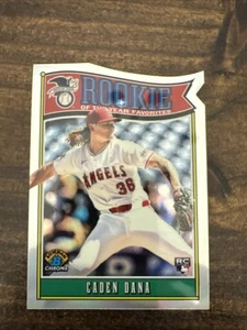 2025 Bowman Chrome Caden Dana Rookie Die-Cut Refractor ROY-7 Angels - Bild 1 von 8