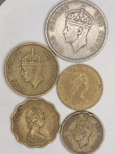 Hong Kong coins lot of 5 different - Picture 1 of 2