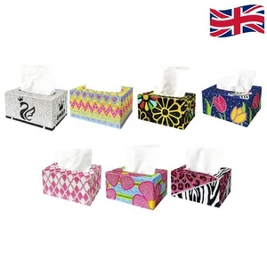DIY Diamond Painting Square Tissue Box Rhinestone Drawing Art Tissue Dispenser - Picture 1 of 33