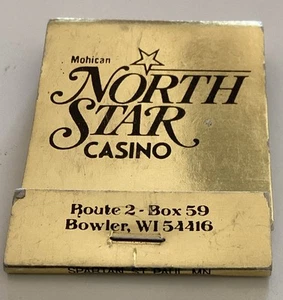 North Star Bowler, Wisconsin Casino 20 Strike Matchbook - Picture 1 of 4