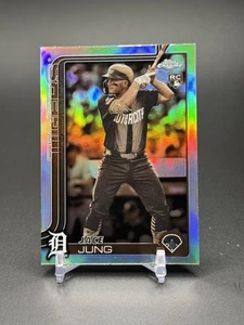2025 Topps Chrome MLB - Sepia Refractor - #225 Jace Jung (RC) - Detroit Tigers - Picture 1 of 2
