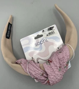 Sophi Headband Hand Made by Gertex Women's One Size New with Tags Pink - Picture 1 of 5