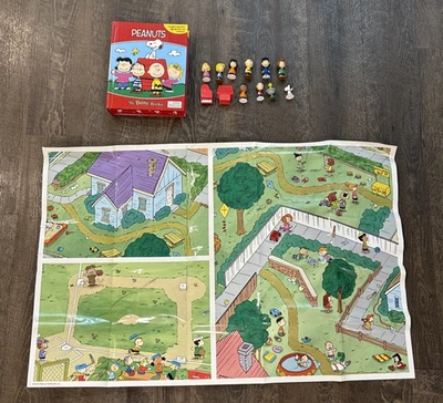 Peanuts 2015 My Busy Books Storybook 12 Figurines Playmat Charlie Brown Snoopy Foto 1 de 4