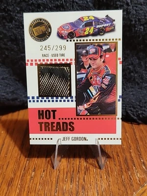 Jeff Gordon 2008 Press Pass Authentics Hot Threads Used Tire 245/299 - Image 1 of 2