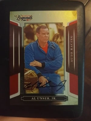 AL UNSER JR. 2008 DONRUSS LEGENDS AUTO AUTOGRAPH #204/219 - Image 1 of 2