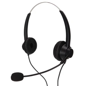 H360D‑3.5‑U901 Binaural Business Headset 3.5mm USB Office Headset Supports S Fit - Photo 1/24