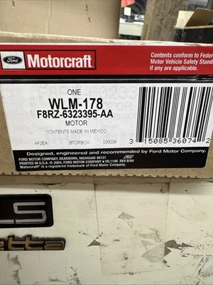 Motor de janela dianteira Ford F8RZ-6323395-AA LH 1999-2002 Mercury Cougar novo em folha - Imagem 1 de 4