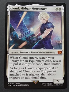 Cloud, Midgar Mercenary Magic: The Gathering; Final Fantasy, Regular Non-Foil - Picture 1 of 2
