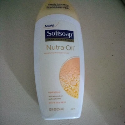 Softsoap Nutra Oil Hydrating Moisturizing Body Wash 12oz Almond Oil ,Shea Butter - Image 1 of 4