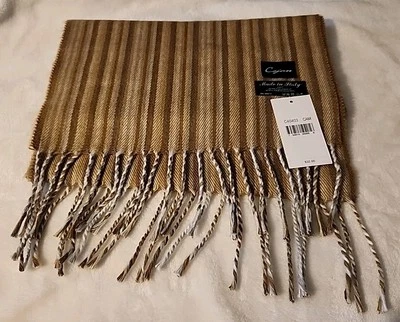 CEJON Bufanda Flecos Suave Hecho en Italia 11" x 65" Foto 1 de 4