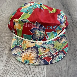 Vintage San Sun rot Regenbogen Blumen Campbell Louis Inc Snapback Hut Erwachsene - Bild 1 von 11