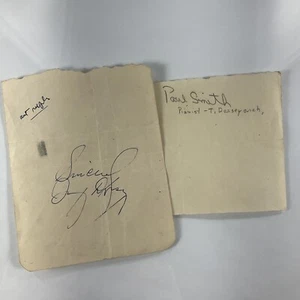 1950s Tommy Dorsey & Paul Smith Autographs Scrapbook Finds! - Picture 1 of 4