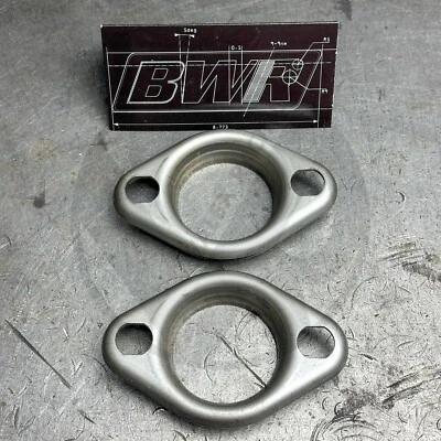 Brida colector escape Blackworks 2,25" para Honda Acura (PAQUETE DE 2) Foto 1 de 4