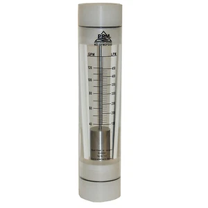 PRM 40-120 GPM Rotameter Viton Seals 2” FNPT Connect Water Flow Meter - Picture 1 of 2