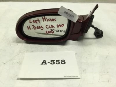 2006 MERCEDES BENZ CLK350 COUPE LEFT SIDE VIEW MIRROR STORM RED METALLIC OEM - Image 1 of 4