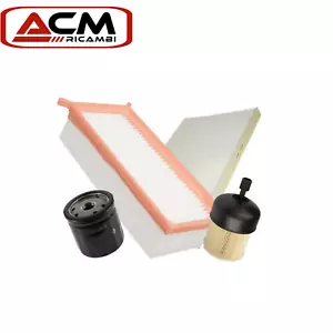 KIT 4 FILTRI TAGLIANDO RENAULT CAPTUR CLIO IV DACIA DUSTER SANDERO II 1.5 DCI - Imagen 1 de 5