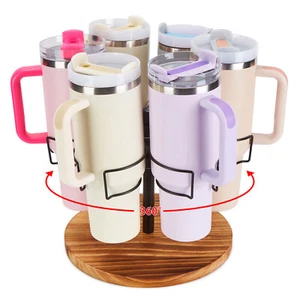 Organizador de botellas de agua giratorio 360° para portavasos Stanley 30 y 40 oz - Imagen 1 de 8