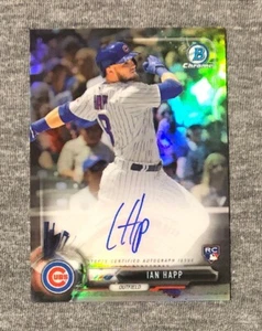 2017 Bowman Chrome Ian Happ RC Lucky Redemption Refractor AUTO #'ed 80/99 - Cubs - Picture 1 of 2