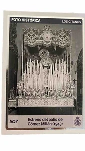 Holy Cards Sevilla 2024Número 507 Hermandad De Los Gitanos Foto Histórica - Imagen 1 de 1