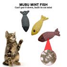 Pet Cat Play Fish Shape Mint Catnip Chewing Kids Gifts To?A Scratch U1v8