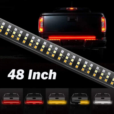 48" Inch Truck Tailgate LED Light Bar Brake Reverse Turn Signal Stop Tail Strip - Image 1 of 4