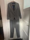 River Island Men?s Grey Suit 40R Jacket 34/32R Trousers, Small Flaw See Pictures