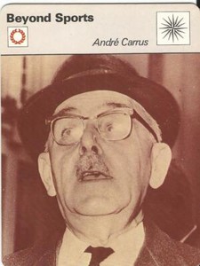 1977-79 Sportscaster Card, #24.07 Beyond Sports, Andre Carrus