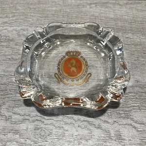 Belgium Heraldic Lion Rampant Crest, Lion Coat of Arms Elegant Ashtray Catchall - Picture 1 of 4