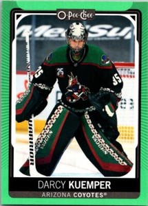 2021-22 O-PEE-CHEE NEON GREEN BORDER PARALLEL #449 DARCY KUEMPER 22/50