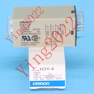 new omron  FREE SHIPPING H3Y-4 H3Y-4  5S TIMER TIME DELAY RELAY FREE SHIPPING - Picture 1 of 5