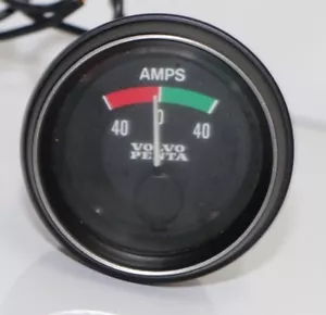 Volvo Penta Marine 40 amps Voltage Meter Voltmeter Black Gauge FREE Shipping! - Foto 1 di 1
