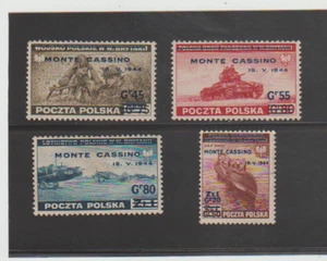 POLONIA - Scott 3K17-3K20 - VF MH con un sottile CV. $30. - Foto 1 di 2
